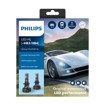 Philips HB3/HB4 LED Koplamp 12/24V 20W 2 Stuks, Auto-onderdelen, Ophalen of Verzenden, Nieuw