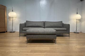 NIEUW Design on Stock Heelz 3-Zits + Hocker NP €5.000, 250 tot 300 cm, Design Bank Bankstel Zetel 3-Zits Design on Stock, 75 tot 100 cm