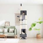 vidaXL Kattenmeubel vloer tot plafond 277-303 cm donkergrijs, Verzenden, Nieuw
