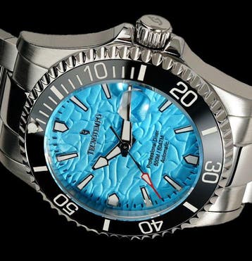 Tecnotempo - Automatic Professional Diver 500M / 50ATM - sky, Nieuw