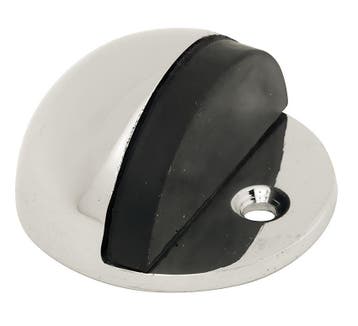 Deurstopper Halfrond glans nikkel, Verzenden, Nieuw