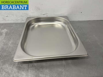 RVS Gastronorm bak GN bak 1/2 Diepte 40 mm Horeca, Ophalen of Verzenden, Nieuw zonder verpakking