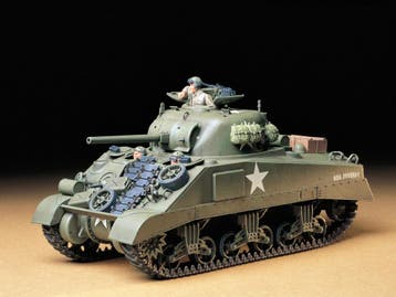 TAMIYA 35190 M4 SHERMAN 1/35, Hobby en Vrije tijd, Modelbouw | Figuren en Diorama's, Nieuw