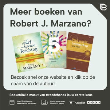 Leren in 5 dimensies - Robert J. Marzano 9789023249740, Verzenden, Zo goed als nieuw, Robert J. Marzano