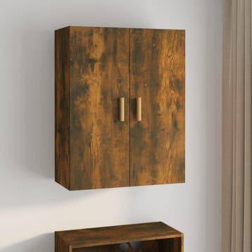 vidaXL Hangkast 69,5x34x90 cm gerookt eikenkleurig, Huis en Inrichting, Verzenden, Nieuw, 50 tot 100 cm, Minder dan 100 cm