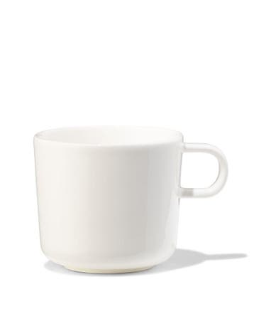 HEMA Koffiekopje 200ml Knap new bone china wit, Verzenden, Nieuw