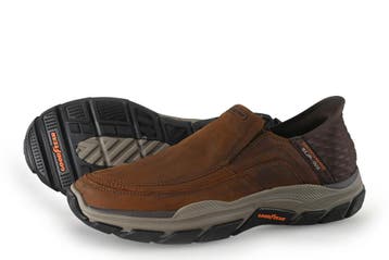 Skechers Instappers in maat 43 Bruin, Bruin, Verzenden, Overige typen, Skechers