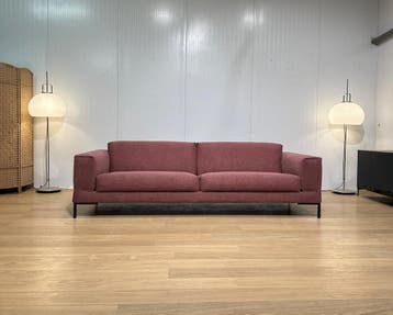 NIEUW GESTOFFEERD Design on Stock Aikon 3-Zits Roze, 75 tot 100 cm, Ophalen of Verzenden, Rechte bank, Design Bankstellen Design on Stock