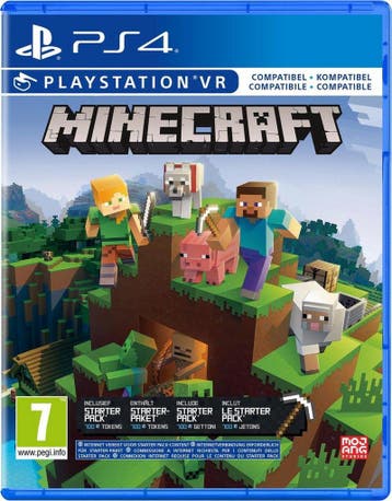 Minecraft - Starter Collection - PS VR Compatibel PS4, Ophalen of Verzenden, Zo goed als nieuw