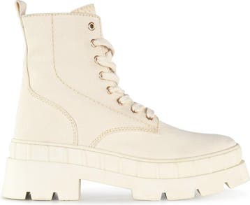 PS Poelman - maat 39- NORA Dames Veter Laarzen - Beige, Verzenden, Nieuw