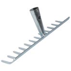 Talen Tools Verzinkte Tuinhark - 30 cm - Zonder Steel, Ophalen of Verzenden, Nieuw, Hark
