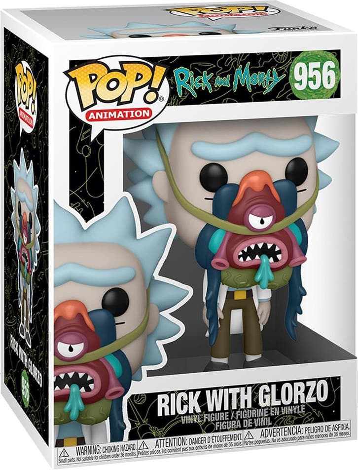 Funko Pop! - Rick & Morty - Rick with Glorzo #956 | Funko -, Verzamelen, Poppetjes en Figuurtjes, Nieuw, Verzenden