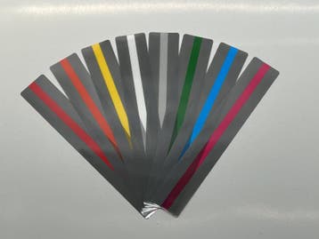 Leesliniaal met gekleurd venster (19 x 3 cm) set van 8, Ophalen of Verzenden, Nieuw