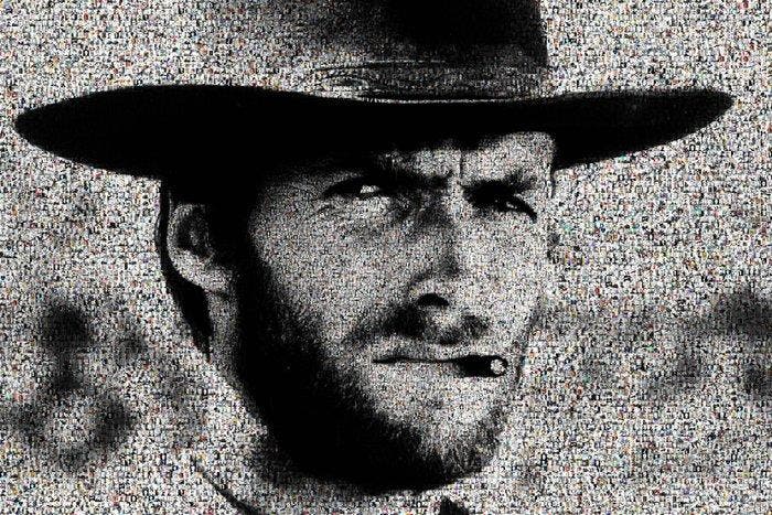 David Law (1967) - Crypto Clint Eastwood II - 2.0 -Le bon la, Antiek en Kunst, Kunst | Designobjecten