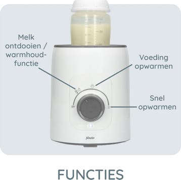 Flessenwarmer - Flesverwarmer - Wit - BW600 - Alecto •, Verzenden, Zo goed als nieuw