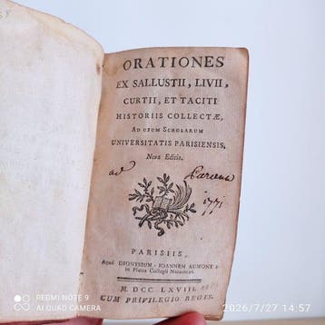Jean Heuzet - Orationes ex Sallustii, Livii, Curtii, et, Antiek en Kunst, Antiek | Boeken en Bijbels