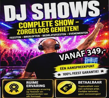 DJ voor feest. Goed en betaalbaar - 45 plus specialist, Dj