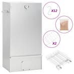 vidaXL BBQ-rookoven met koude rookgenerator gegalvaniseerd, Verzenden, Nieuw