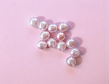 15 x Transparante DQ Glasparel – 10 mm – Kleur Soft Pink, Ophalen of Verzenden, Nieuw, Kraal