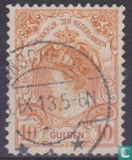 Nederland - Koningin Wilhelmina - 1905, Postzegels en Munten, Postzegels | Nederland, Verzenden, Gestempeld
