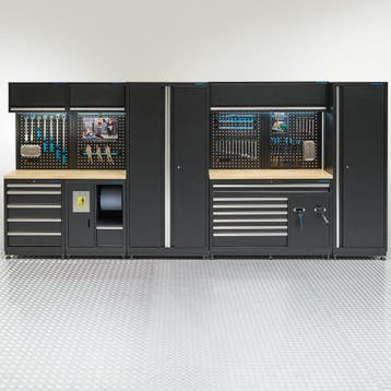 Datona Werkplaatsinrichting PREMIUM met eiken werkblad - 422, Ophalen of Verzenden, Nieuw