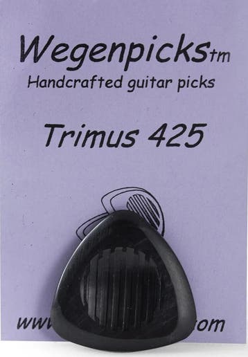 Wegen TR425B Trimus Plectrum - 4.25 mm - Zwart - Set van 1, Muziek en Instrumenten, Ophalen of Verzenden, Nieuw, Elektrische gitaar