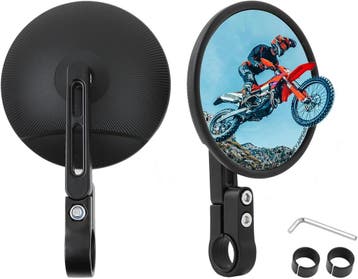 E-bike Spiegels 10cm Rond | 33% Korting, Motoren, Ophalen of Verzenden, Zo goed als nieuw