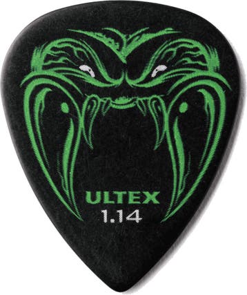 Jim Dunlop Hetfield Black Fang plectrum 1.14 mm 6-pack, Verzenden, Nieuw, Elektrische gitaar