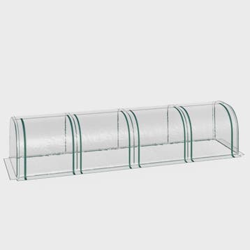 Outsunny Mini Tunnel Kas met Staalframe, UV-bescherming en 4, Verzenden, Nieuw