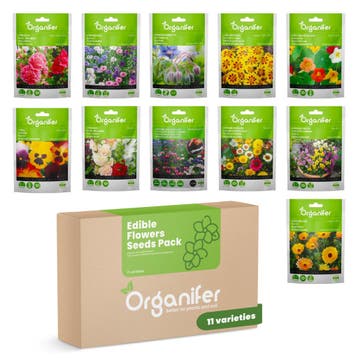 Eetbare Bloemen Zaden Pakket - 11 Soorten, Tuin en Terras, Bloembollen en Zaden, Verzenden, Gehele jaar, Volle zon