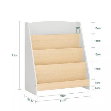 2dekans | SoBuy Boekenkast - KMB106-HG - MDF - Max. 8kg -, Ophalen of Verzenden, Zo goed als nieuw