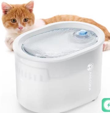 Slimme Waterfontein Kat –2L Drinkbak met Batterij en Filters, Dieren en Toebehoren, Verzenden, Nieuw