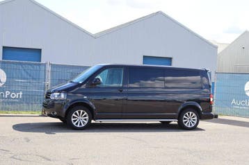 Veiling: Bestelwagen Volkswagen Transporter Doublecab Dubbel, Automaat, Gebruikt, Volkswagen, Zwart