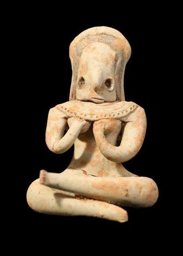 Indus Vallei Terracotta Kopersteentijdse zittende