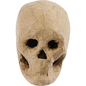 Skelet masker, H: 10 cm, 1 stuk, Nieuw