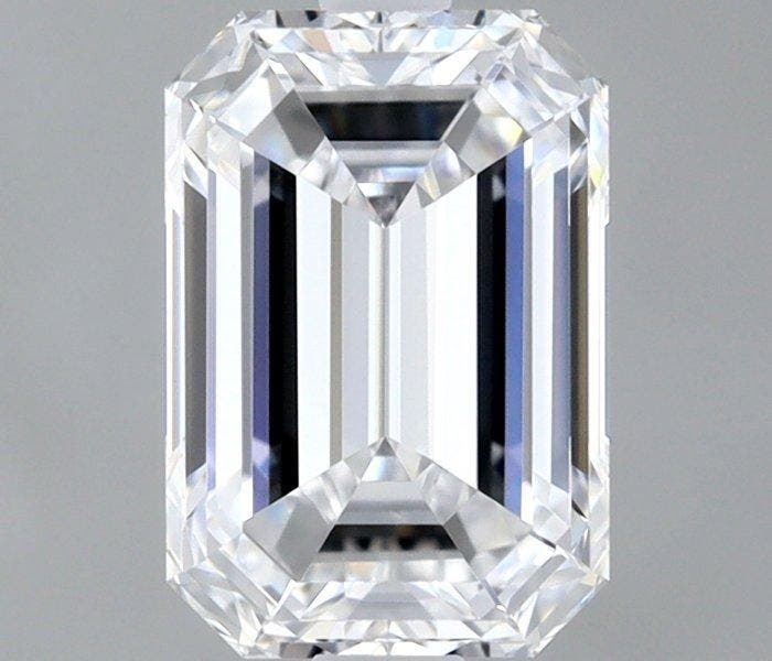 1 pcs Diamant (Natuurlijk) - 1.00 ct - Smaragd - D, Sieraden, Tassen en Uiterlijk, Edelstenen