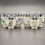 Royal Worcester - Kom op een voet (6) - Porselein, IJzer -, Antiek en Kunst