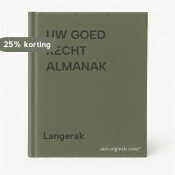 UW GOED RECHT ALMANAK 9789060107454 Langerak, Verzenden, Gelezen, Langerak