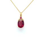 Zonder minimumprijs - Ketting met hanger - 14 karaat Geel