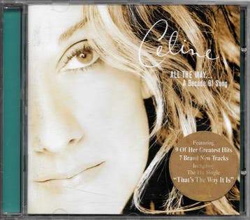 Céline Dion - All The Way... A Decade Of Song (CD, 1999), Ophalen of Verzenden, Zo goed als nieuw