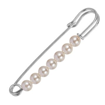 Fako Bijoux - Sierspeld / Sjaalspeld - Parels - 70mm -, Verzenden, Nieuw