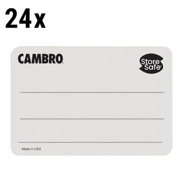 GGM Gastro | (24 stuks) CAMBRO | StoreSafe® Rotatielabels -, Verzenden, Nieuw in verpakking
