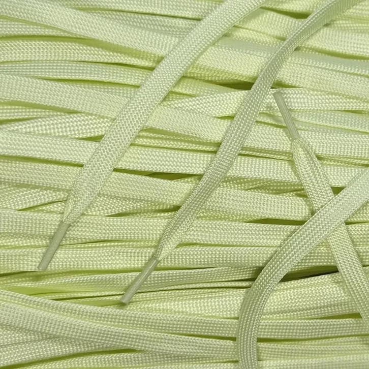 Glow in the Dark veters - Ivoorwit • 120  cm x 9 mm, Kleding | Heren, Schoenen, Ophalen of Verzenden