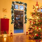 Guirlande met verlichting - Kerstslinger - Kerstversiering -, Huis en Inrichting, Woonaccessoires | Kransen, Verzenden, Zo goed als nieuw