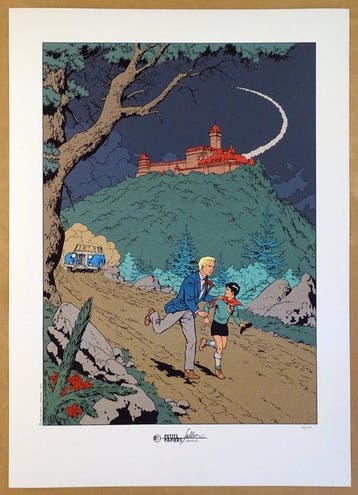 Martin, Jacques - 1 Silkscreen - Lefranc - Petits Papiers, Nieuw