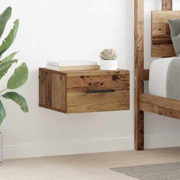 vidaXL Nachtkastje 35 x 35 x 20 cm Bewerkt hout Oud hout, Huis en Inrichting, Kasten | Overige, Verzenden, Nieuw