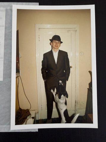 Nan Goldin - Mod kid with dog, London, 1978
