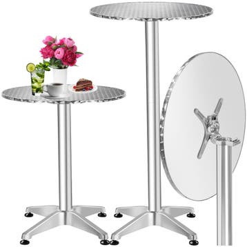 Aluminium bistrotafel Ø 60 cm, Verzenden, Nieuw