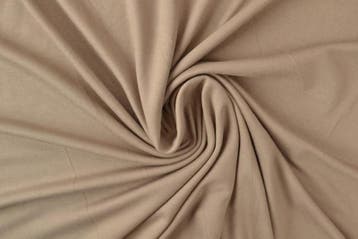 Viscose tricot Taupe - rol 10 meter, Verzenden, Nieuw