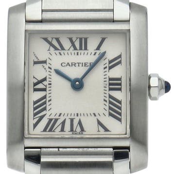 Cartier - Tank Française SM Watch - W51008Q3 - Dames -, Nieuw